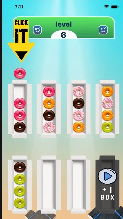 Donut Puzzle Sorting Game Screenshots