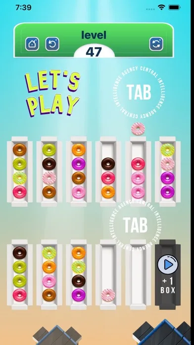 Donut Puzzle Sorting Game Screenshots