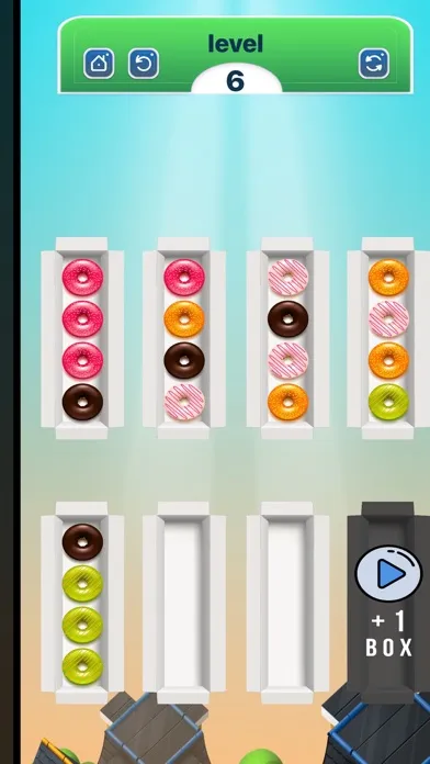 Donut Puzzle Sorting Game Screenshots