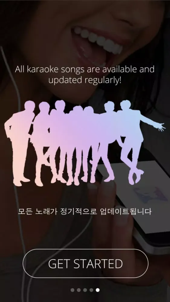 Tangkapan skrin Karaoke Superstar for BTS
