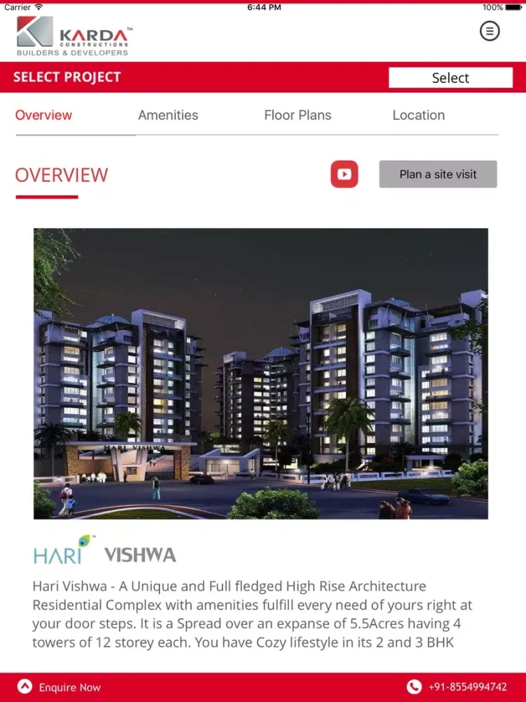 Karda Constructions iPad  سکرین شاٹس