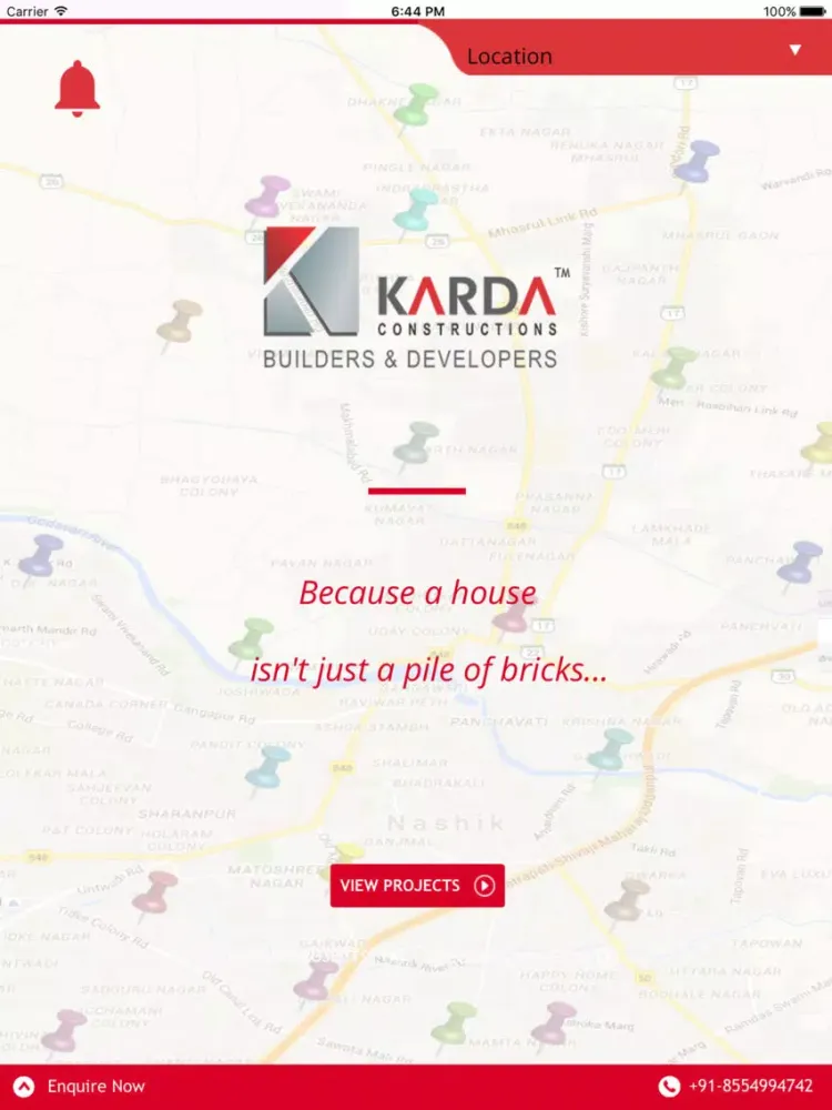 Karda Constructions iPad  سکرین شاٹس
