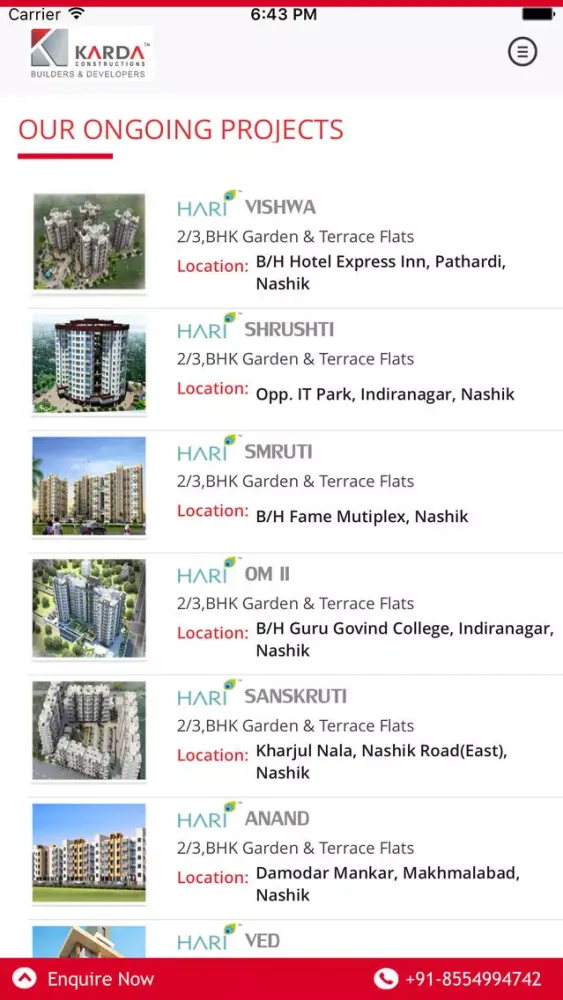 Karda Constructions سکرین شاٹس