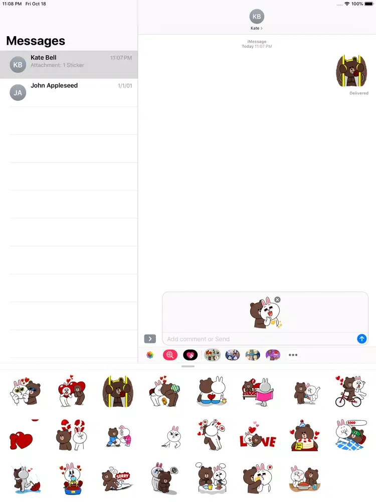Brown & Cony's Thrilling Date iPad  Screenshots