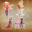 Adorable Couple Stickers HD