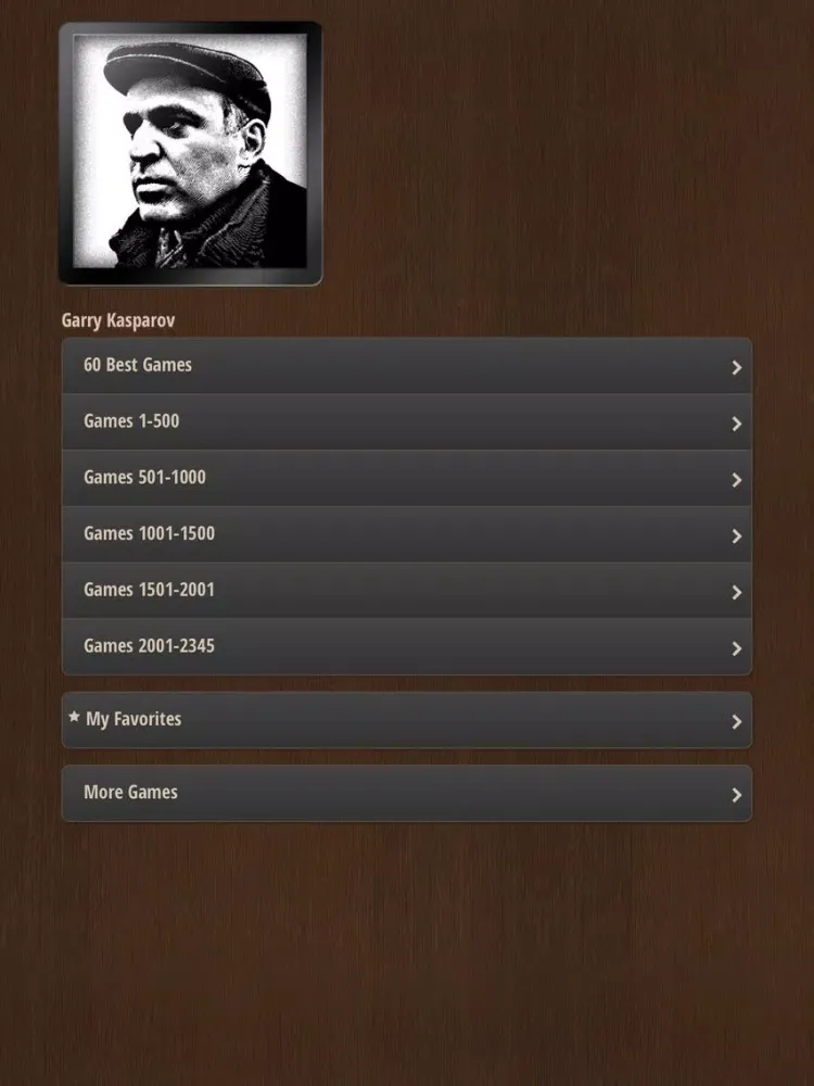 Garry Kasparov's Greatest Chess Games iPad  سکرین شاٹس