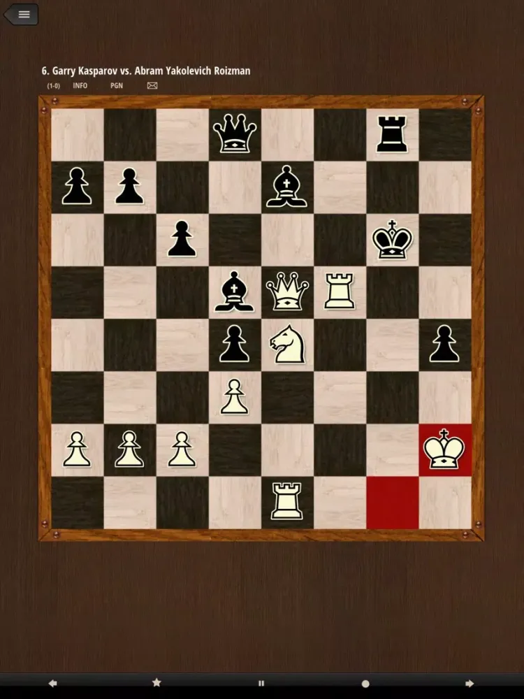 Garry Kasparov's Greatest Chess Games iPad  سکرین شاٹس