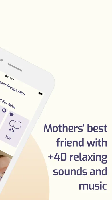 Capturas de tela do BabyTune: Sleep Noise for Baby
