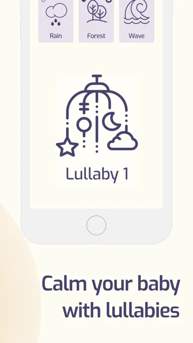 Capturas de tela do BabyTune: Sleep Noise for Baby