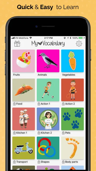 Tangkapan skrin Vocabulary builder: Vocab Word