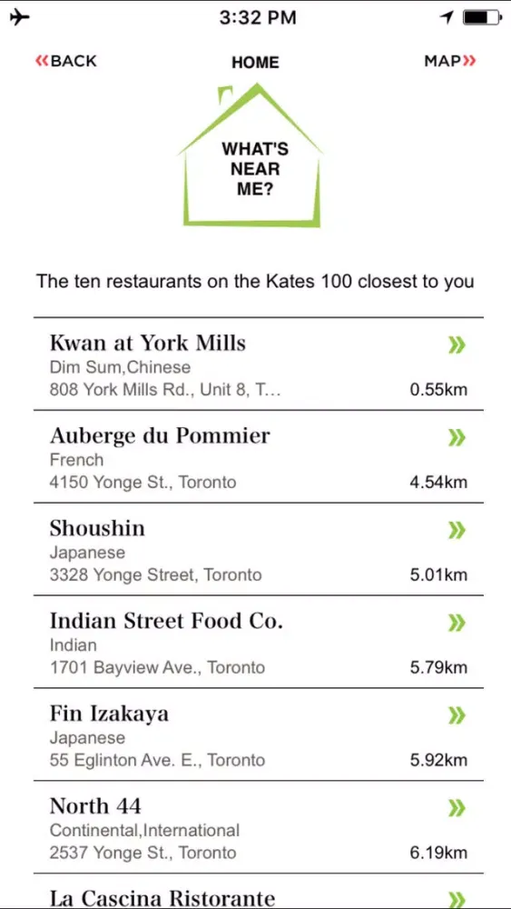 Tangkapan skrin Joanne Kates 100 Best Toronto Restaurants