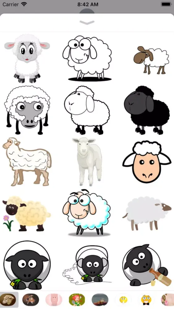 صور Sheep Stickers - Sid Y