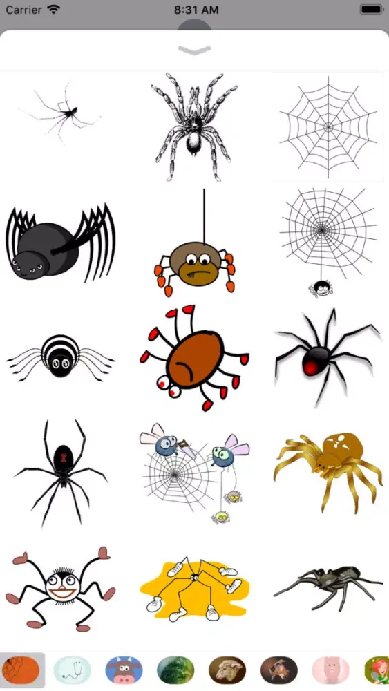 Captures d'écran de Spider Stickers - Sid Y