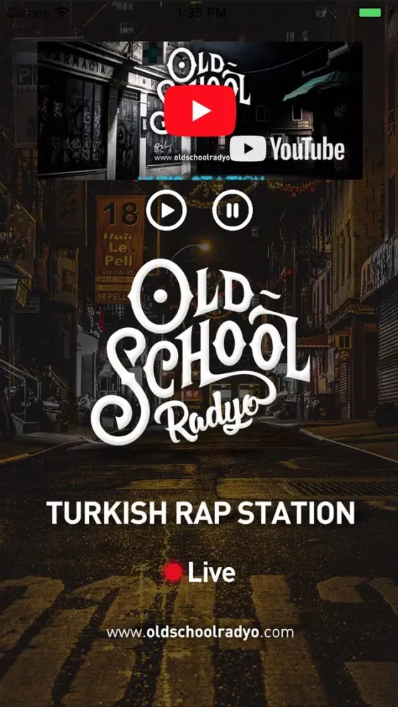 ภาพหน้าจอของ Oldschool Radyo