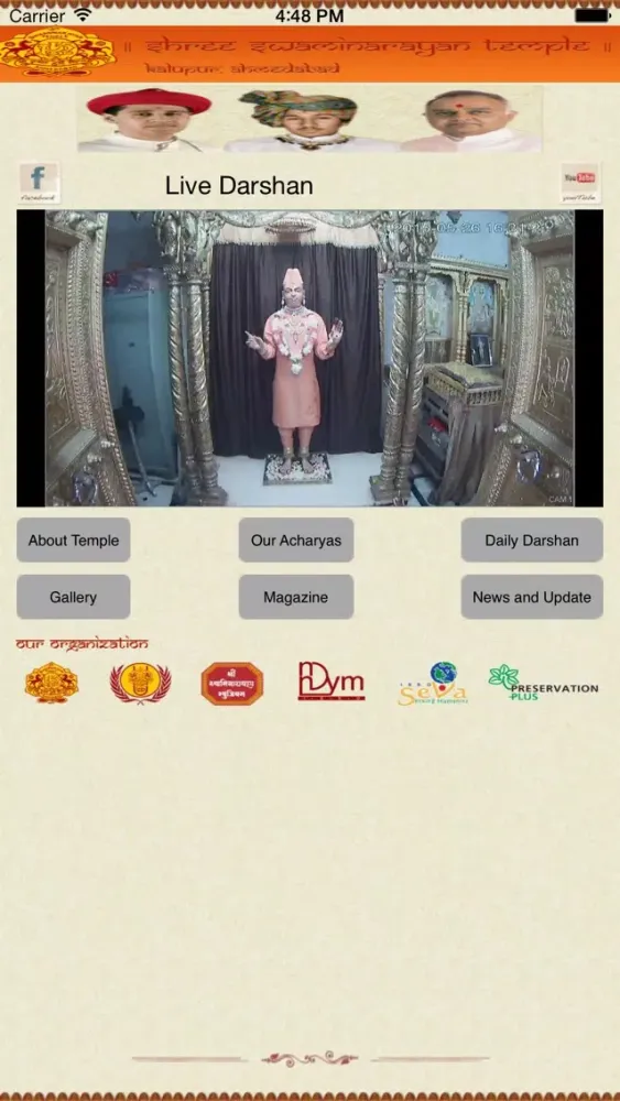 Screenshot di SwaminarayanLiveDarshan