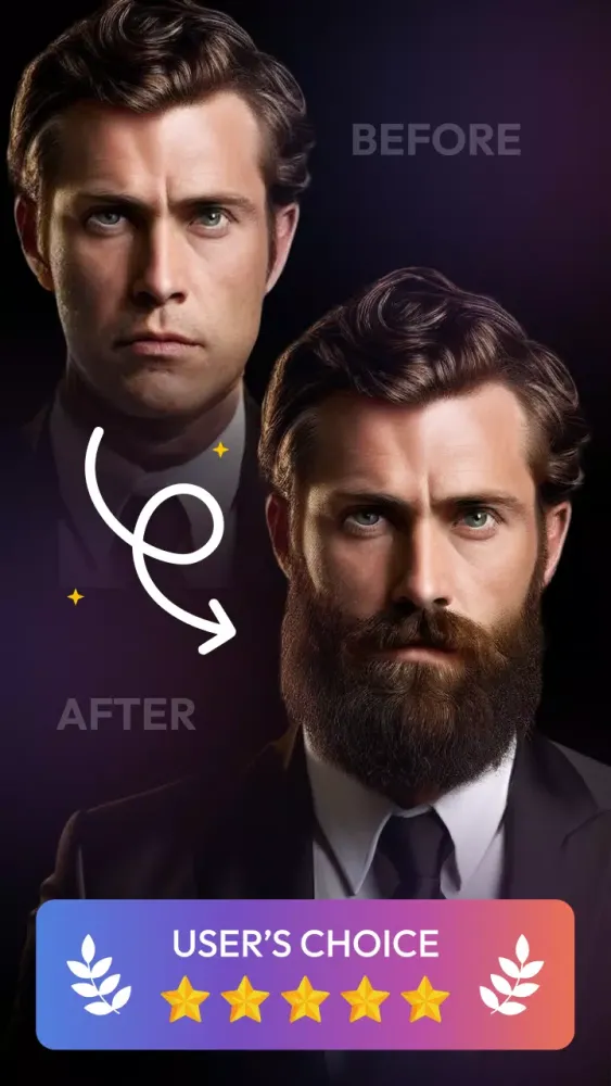 AI Beard Photo Booth & Editor Ekran Görüntüleri