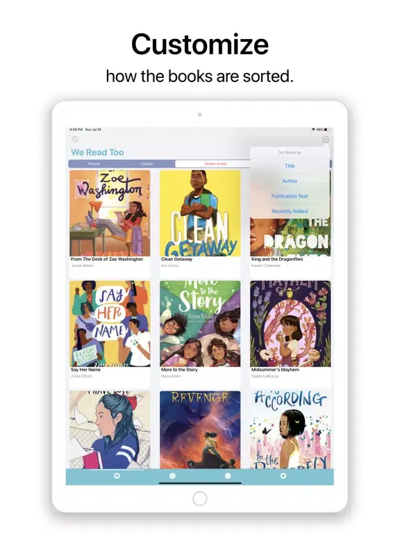 We Read Too iPad  स्क्रीनशॉट