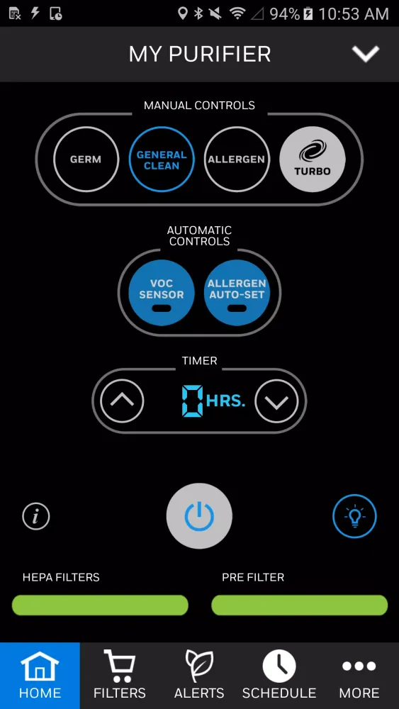 Honeywell Portable AirPurifier应用截图