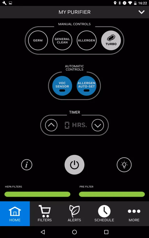 Honeywell Portable AirPurifier应用截图