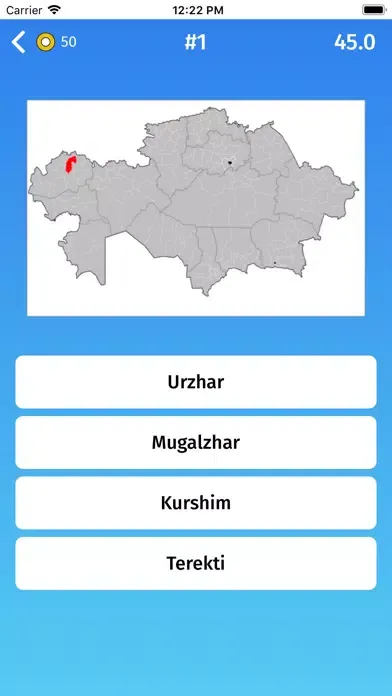 Скриншоты Kazakhstan: Provinces Map Game