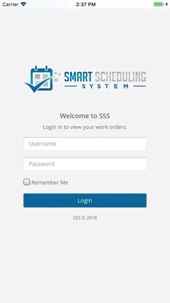 ภาพหน้าจอของ Smart Scheduling System