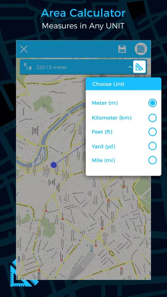 Скриншоты Gps Area Calculator