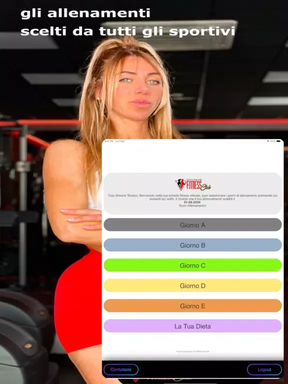 Exclusive Fitness Club iPad  স্ক্রিনশট