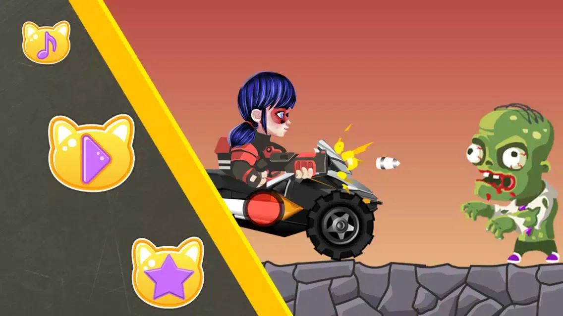 Ladybug Vs Cat Noir Miraculous Ladybug Racing Game應用截圖