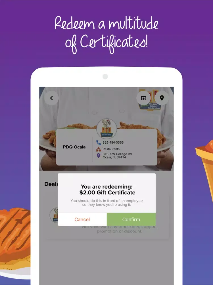 GCM Gift Certificates and More iPad  سکرین شاٹس