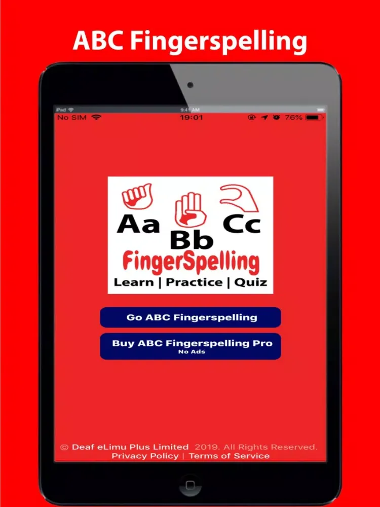 Screenshot di ABC Fingerspelling iPad 