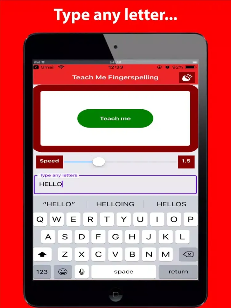 Screenshot di ABC Fingerspelling iPad 