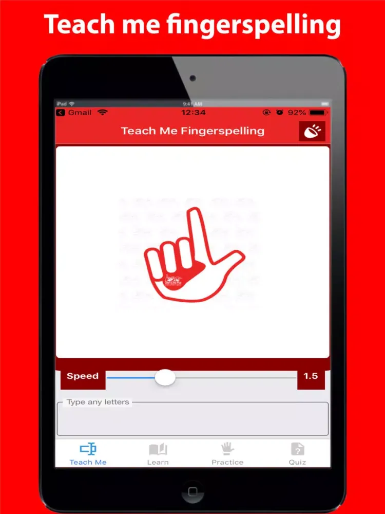 Screenshot di ABC Fingerspelling iPad 
