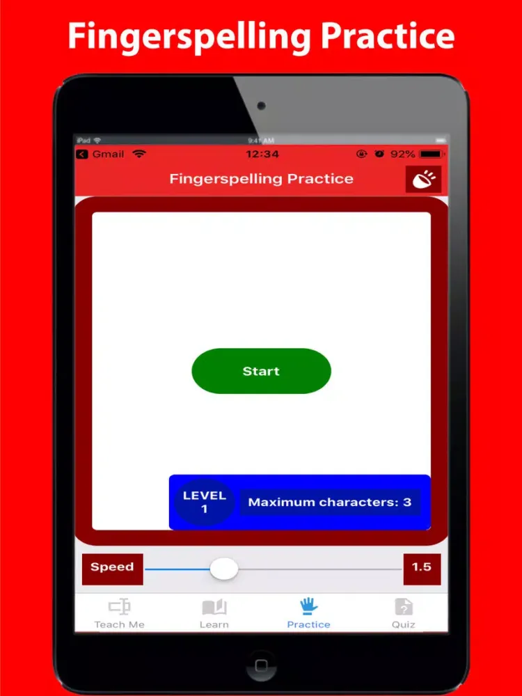Screenshot di ABC Fingerspelling iPad 