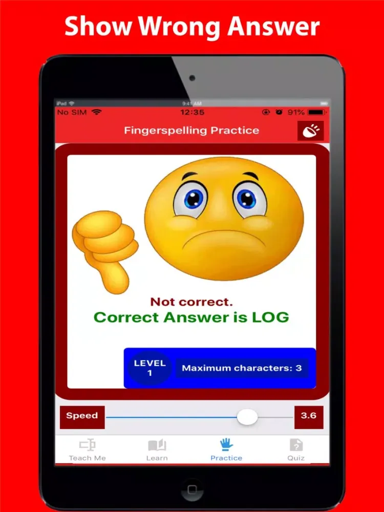 Screenshot di ABC Fingerspelling iPad 