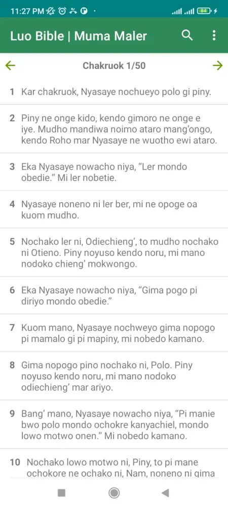 Tangkapan layar Luo Bible - Muma Maler