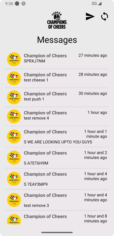 Capturas de pantalla de Tusker Champions Of Cheers