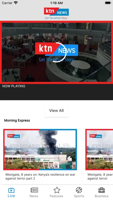 Tangkapan skrin KTN News