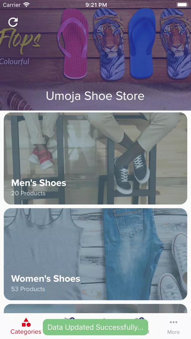Umoja Shoe Store Screenshots