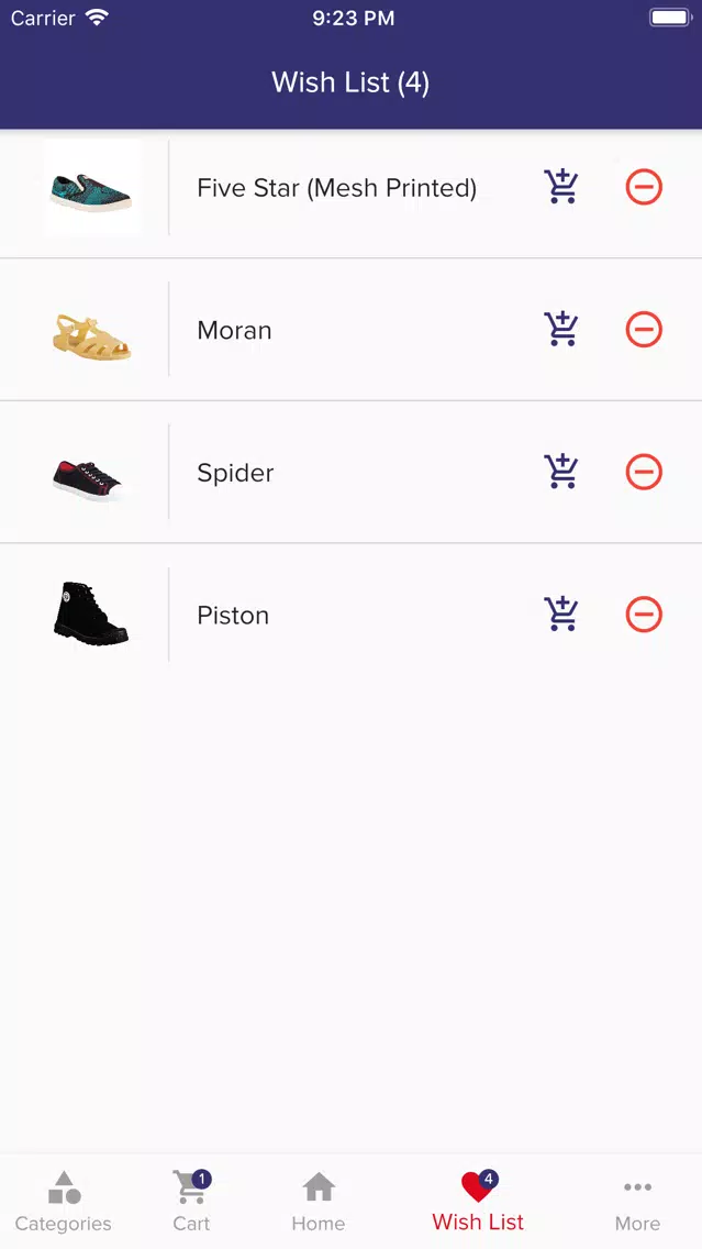 Umoja Shoe Store Screenshots
