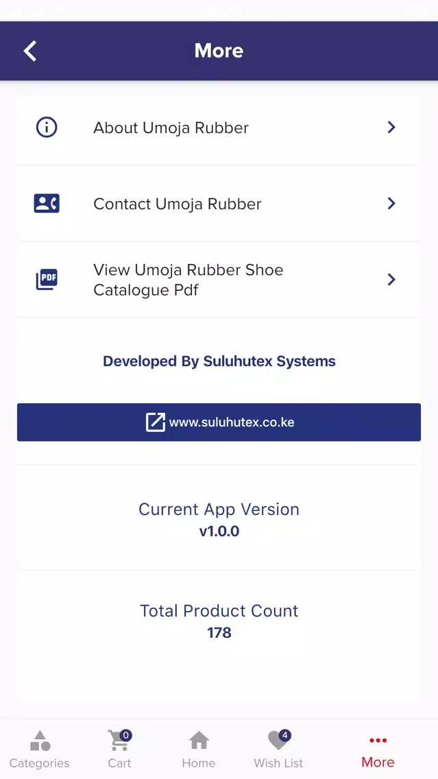 Umoja Shoe Store Screenshots