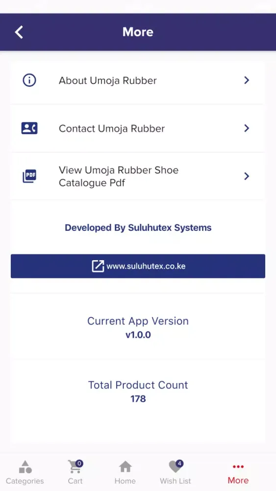 Screenshot di Umoja Shoe Store