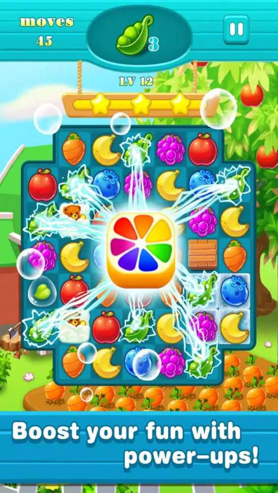 Fruit Paradise-Match crush blast سکرین شاٹس