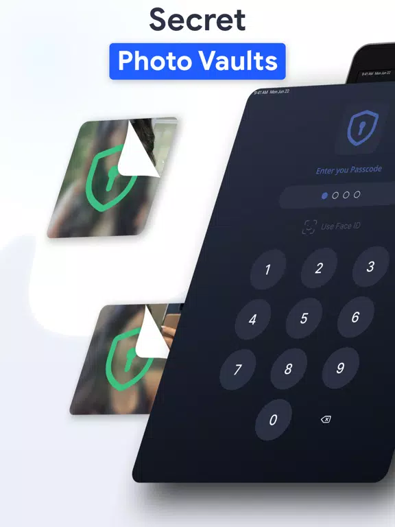 ภาพหน้าจอของ Photo Vault - PicSafe Applock iPad 