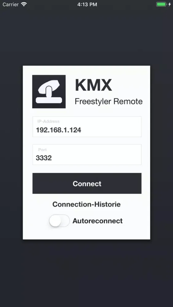 KMX - Freestyler Remote 스크린샷