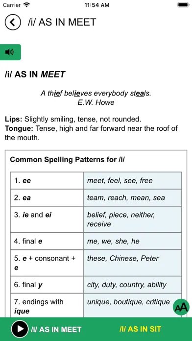 Screenshot di Mastering the American Accent