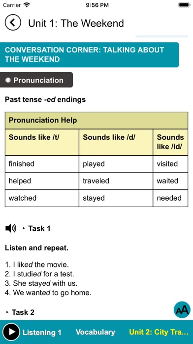Developing for Listening - 3rd Screenshots