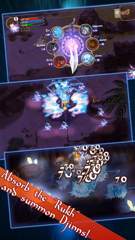 ภาพหน้าจอของ Djinn Caster