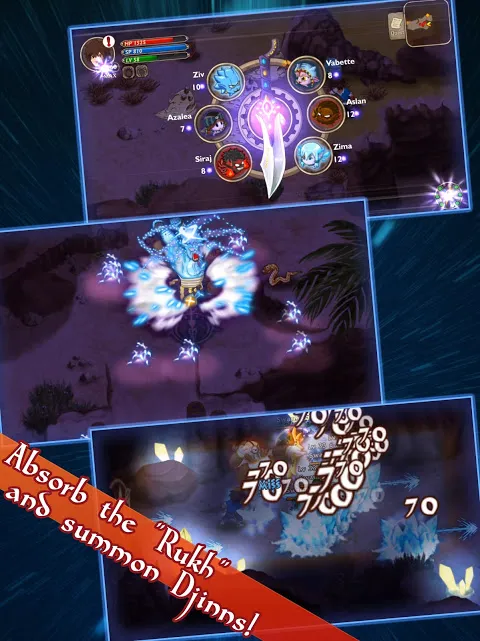ภาพหน้าจอของ Djinn Caster