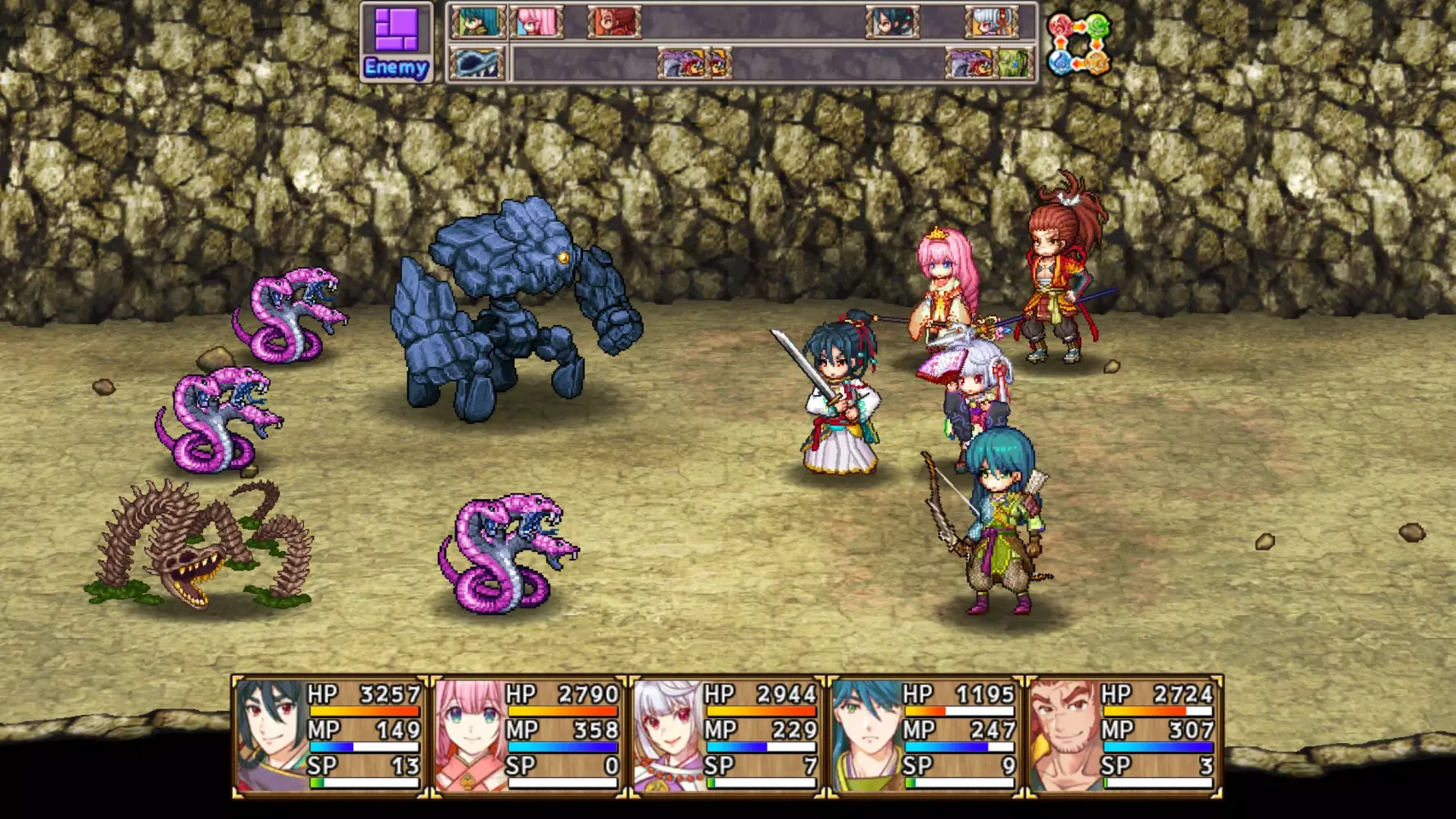 Zrzuty ekranu RPG Jinshin