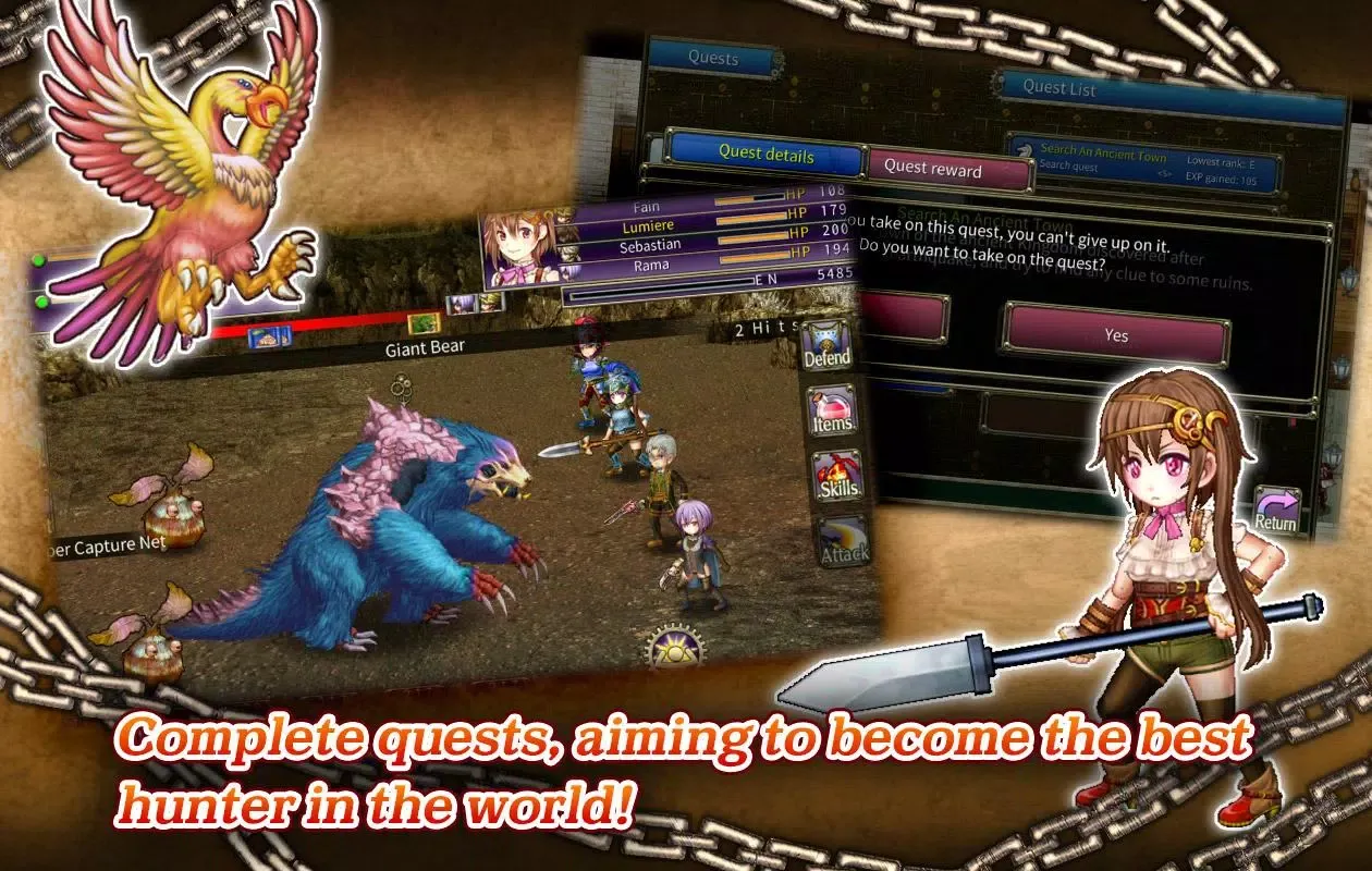 ภาพหน้าจอของ RPG Onigo Hunter